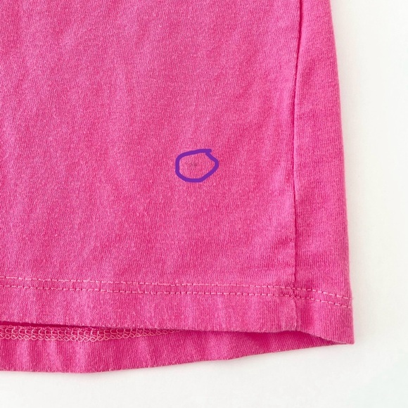 Isaac Mizrahi Pink Long Sleeve Tee with Sequins Cat & Heart Design | Girl XS (4) - Picture 7 of 8